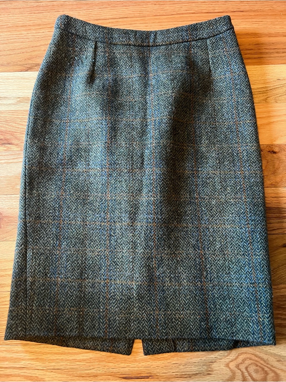 Harris Tweed Wool Skirt Size UK 6/US 2
